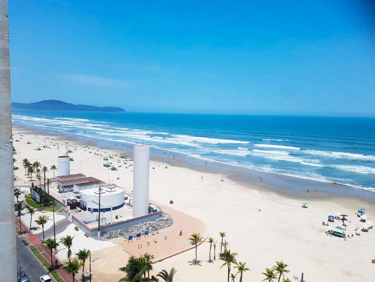 Apto C Vista Incrivel Para O Mar, Praia Grande Sp Екстер'єр фото